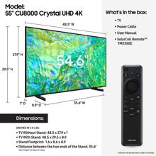 Samsung 55 Inch 4K UHD Smart TV