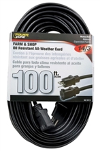 OR532735 100 Ft Black Extension Cord