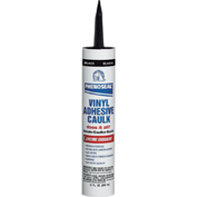 Caulk Black 10 Ounce Vinyl Adhesive